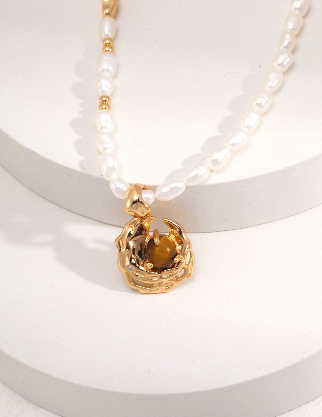Collar Abrazo Celestial en Oro Vermeil de 18 quilates